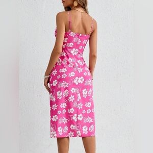 DONATED ❌Jessica Simpson Pink Floral Dress Size M